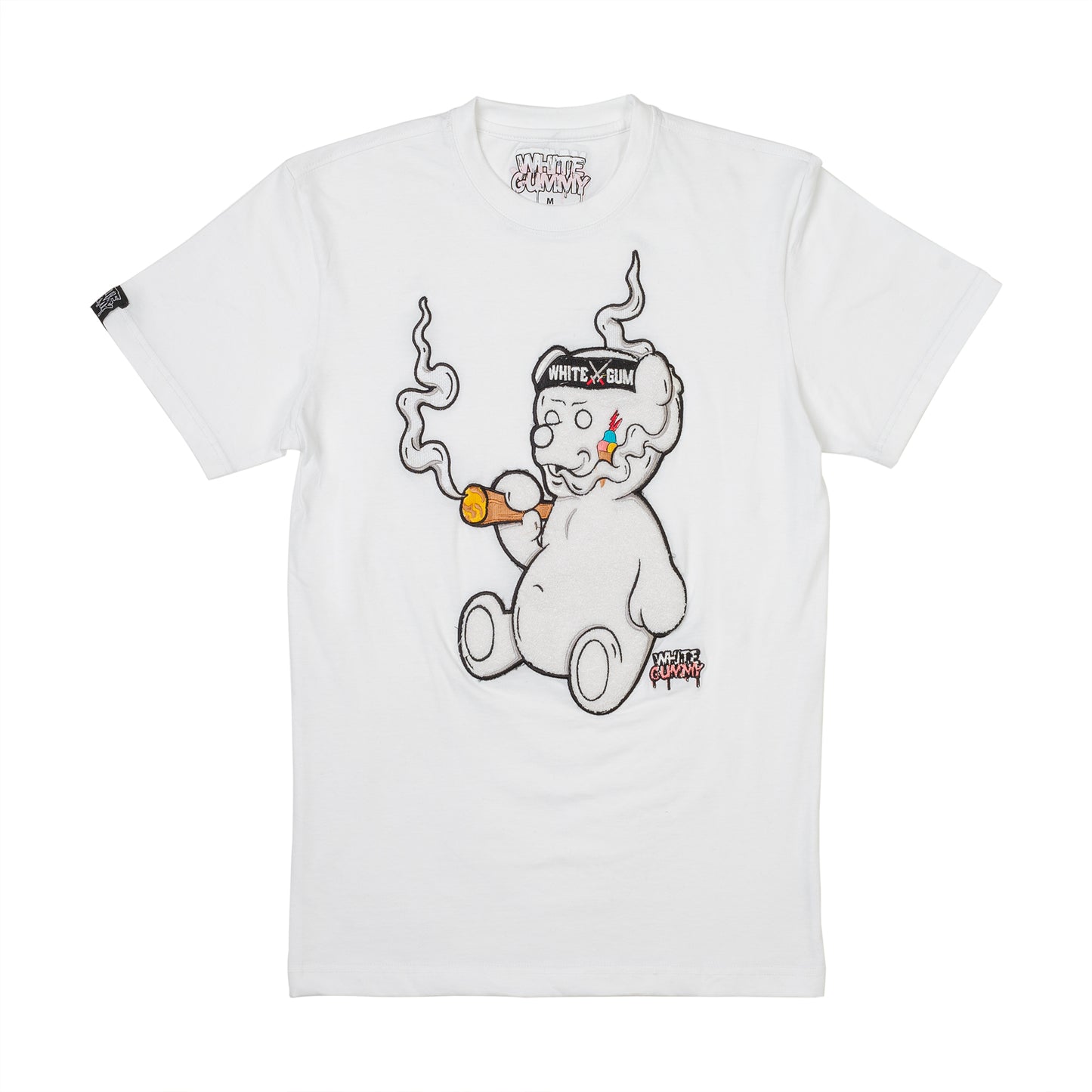 WHITE GUMMY BEAR TEE - WHITE