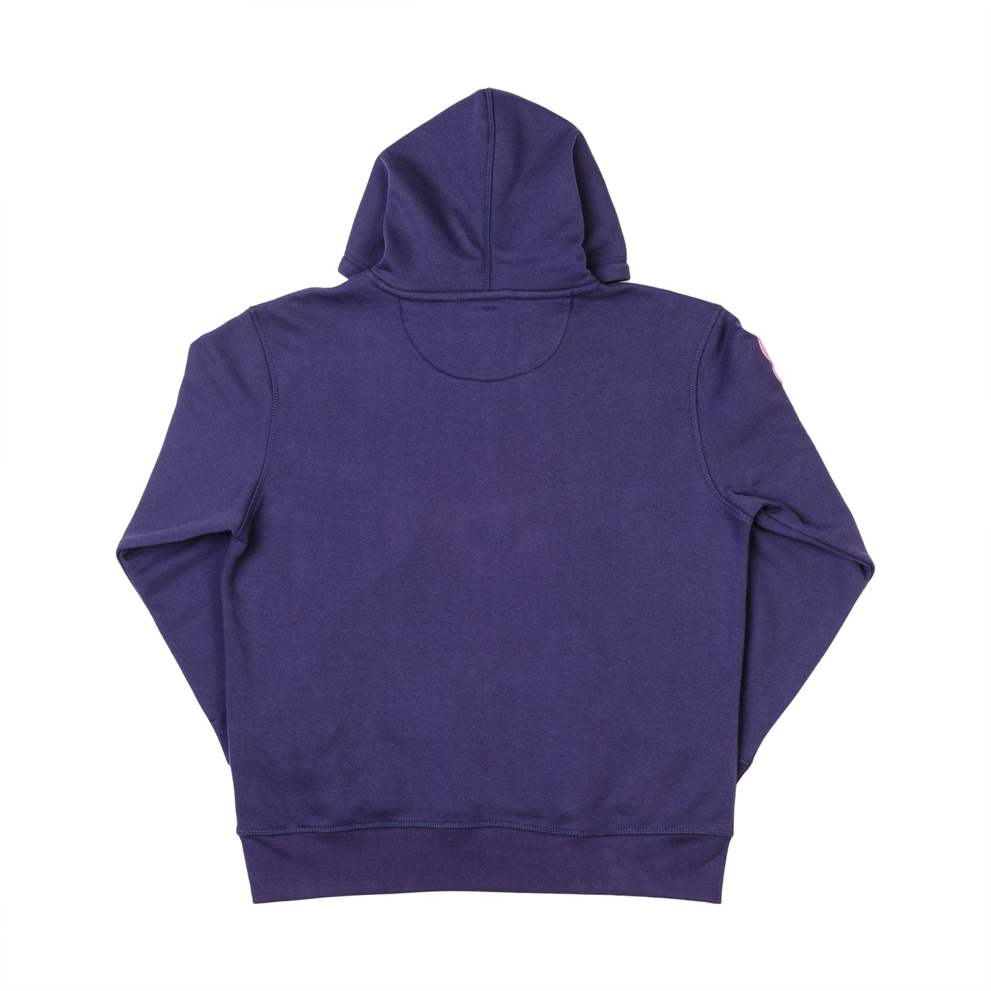 WHITE GUMMY HOODIE - NAVY