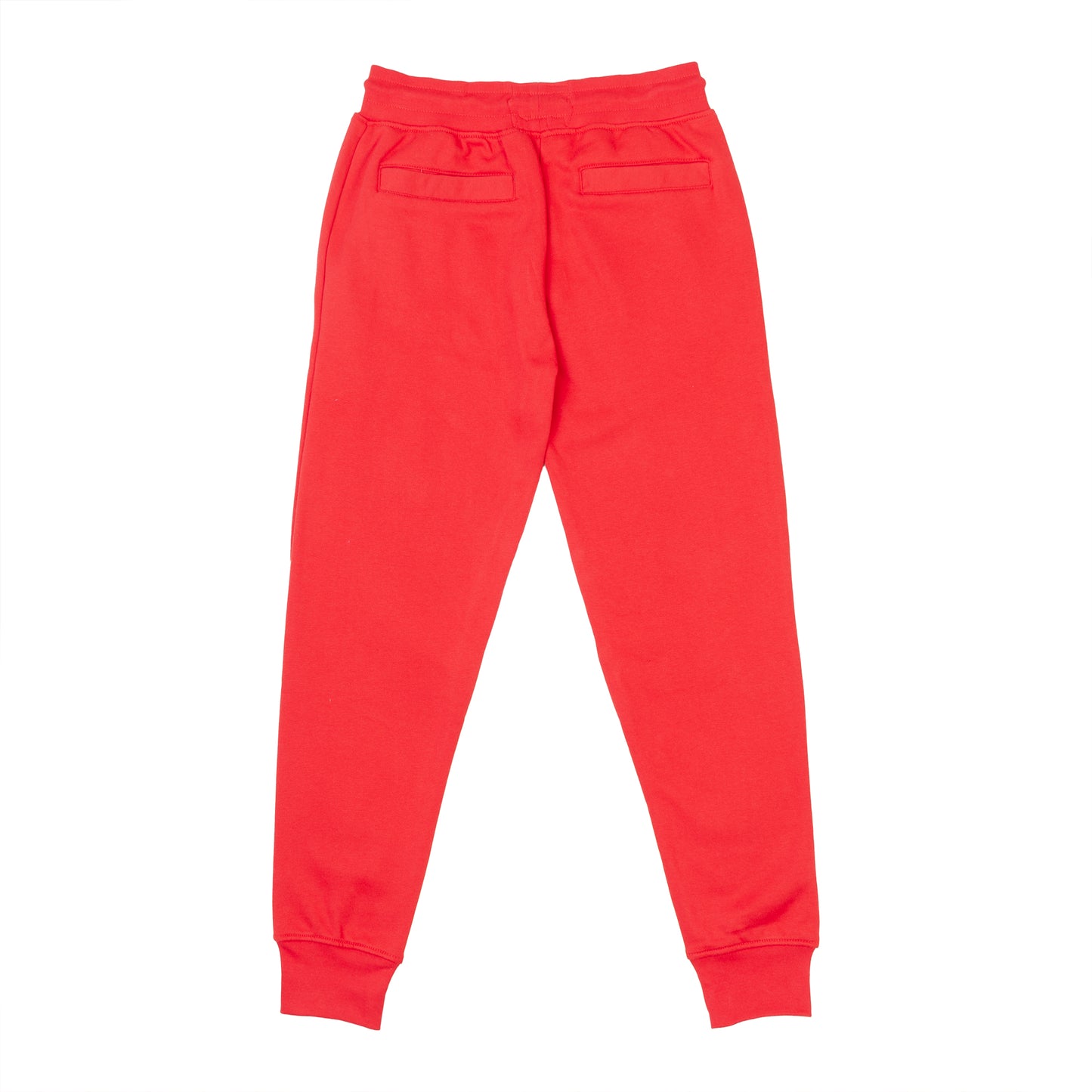 WHITE GUMMY JOGGER - RED