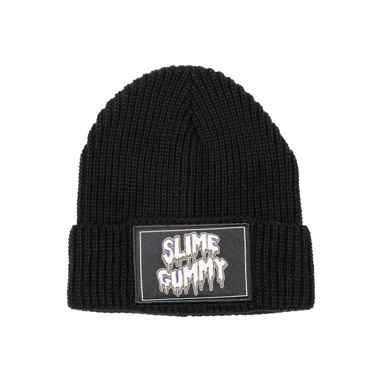 SLIME GUMMY BEANIE - BLACK