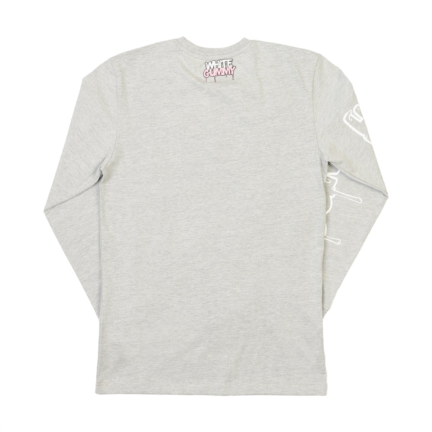 WHOPERZZ LS TEE - HEATHER GREY