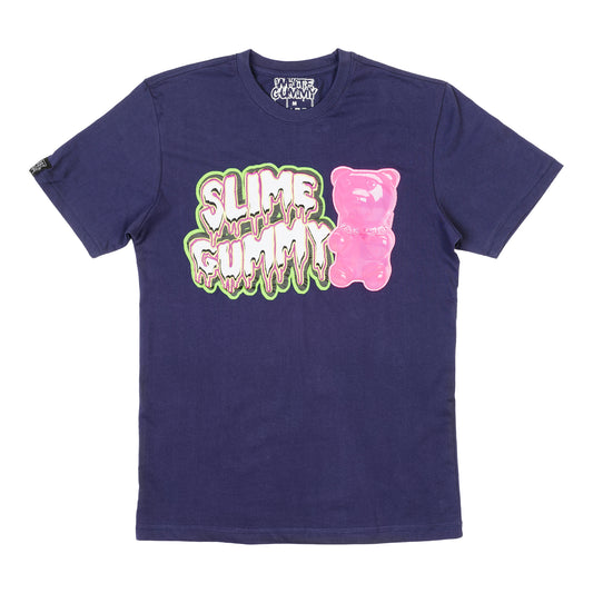 SLIME GUMMY TEE - NAVY