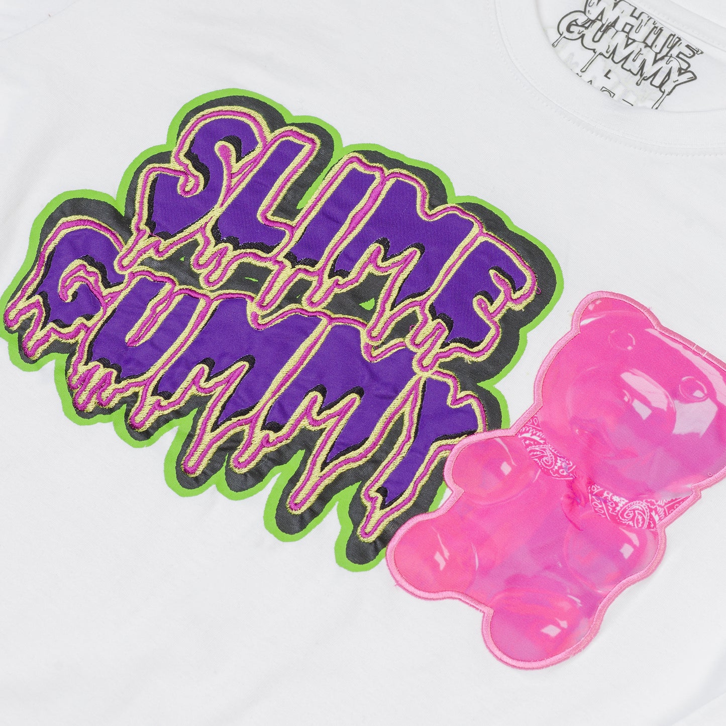 SLIME GUMMY LS TEE - WHITE