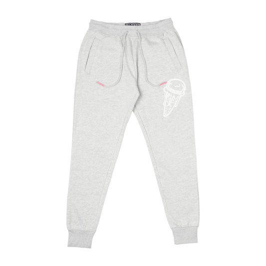 WHOPERZZ JOGGER - HEATHEY GREY