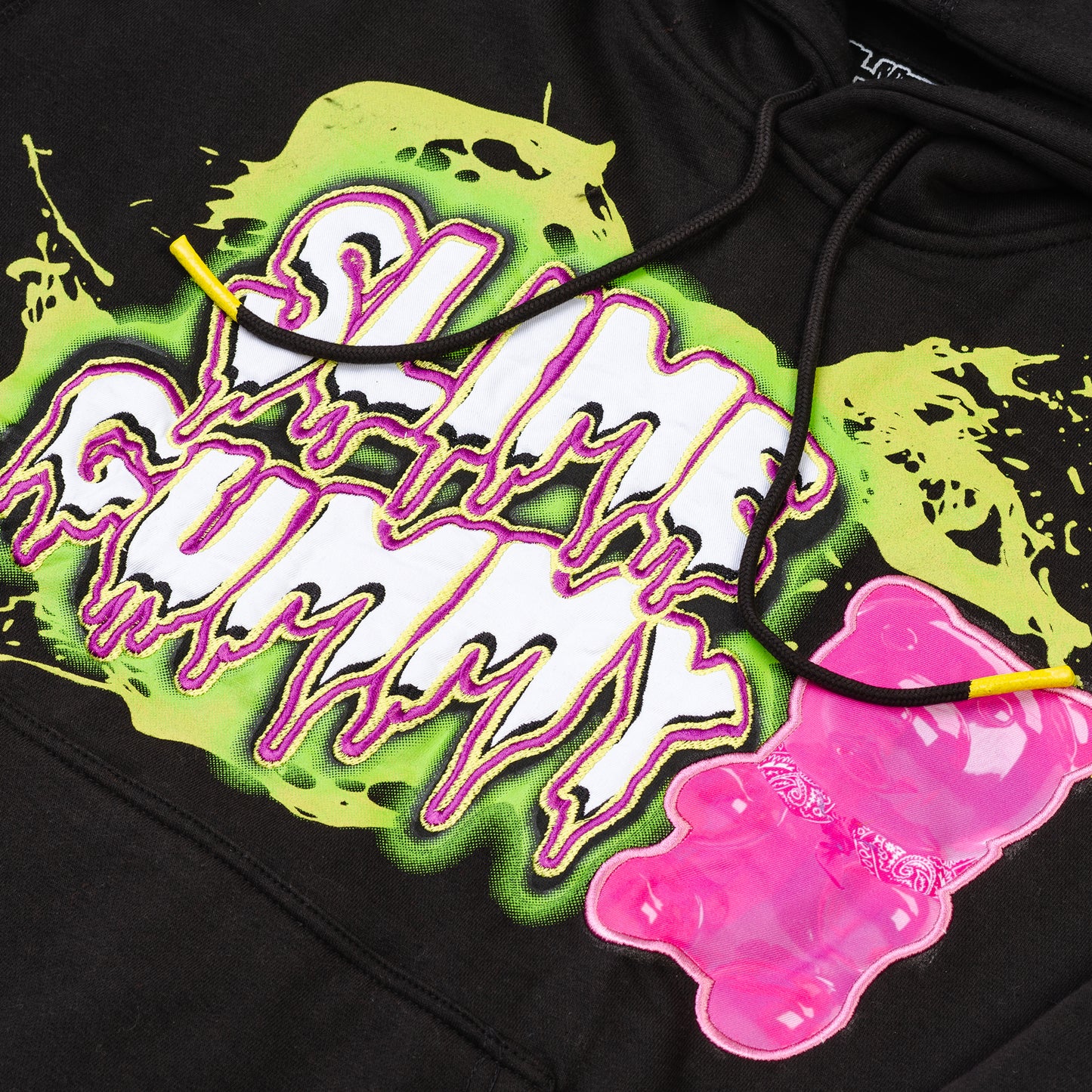 SLIME GUMMY HOODIE - BLACK